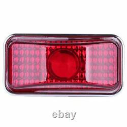 10pcs Red Top Roof Cab Marker Light Cover Lens for 2003-2009 Hummer H2 SUV SUT