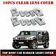 10x Top Roof Cab Marker Light Clear Lens Cover For 2003-2009 Hummer H2 Suv Sut