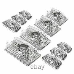 10x Top Roof Cab Marker Light Clear Lens Cover for 2003-2009 Hummer H2 SUV SUT