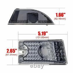 10x Top Roof Cab Marker Light Smoke Lens Cover for 2003-2009 Hummer H2 SUV SUT