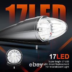 11X 15.5 17 Diodes LED Cab Upper Running Marker Light Fit Peterbilt Clear/Amber