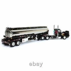 1/64 Black Peterbilt 359 Day Cab With Heil Fuel Tanker DCP By First Gear 60-1035