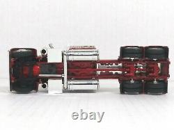 1/64 DCP /First Gear Candy Red wFlames Peterbilt 379 Tractor Show Cab O/O
