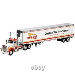 DCP #32752 IN-N-OUT BURGER PETE 379 SEMI DAY CAB TRUCK REEFER TRAILER 1:64/ FC