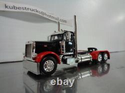 1/64 DCP RED/BLACK PETERBILT 379 DAY CAB With WALINGA FEED TRAILER 34116