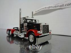 1/64 DCP RED/BLACK PETERBILT 379 DAY CAB With WALINGA FEED TRAILER 34116