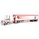 1/64 Peterbilt 389 Mid Roof Spread-axle Reefer, Dawes Contract Carriage 60-1458