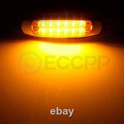 40pcs Amber Red Peterbilt Type Incandescent Marker Clearance Sleeper Panel Light