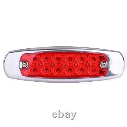 40x Red Amber for Peterbilt Side Marker Light 12V 12 LED truck pickup light