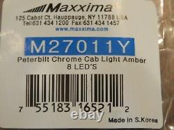 5 Maxxima Roof Cab Marker Clearance LED Light Lamp Kenworth Peterbilt M27011Y