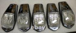 5 Peterbilt Grakon 5000 Style P54-1028 Clear 36led Cab Lights Kenworth Vu855l-ca