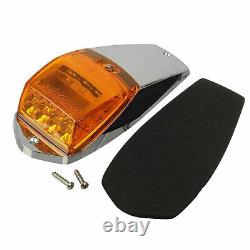 5pc LED Amber Cab Roof Top Clearance Marker Running Light For Kenworth Peterbilt