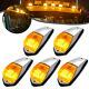 5x 17 Led Amber Top Cab Roof Clearance Marker Running Warning Light For Kenworth
