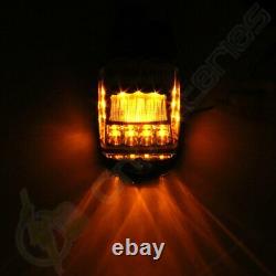 9pcs Clear / Amber Cab Marker Top Roof Clearance Light 17LED for Freightliner