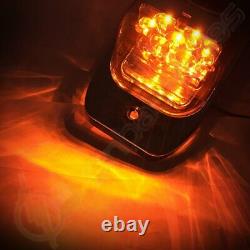 9x 7LED Mid Roof Sleeper Cab Marker Clearance Light for Commercial Truck 12/24V