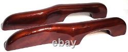 Armrest set(2) wood reversed handle for Peterbilt 1987-2001 cab door arm rest