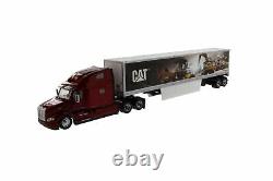 Cat Diecast Mural Trailer with Peterbilt 579 Ultraloft Cab Truck 85665