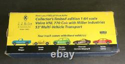 Collectors Limited Edition 164 Volvo VNL 770 Cab Miller Industries Transporter