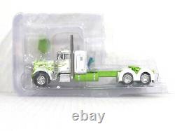 DCP 1/64 Peterbilt 379 withSmall Bunk Sleeper Cab (White & Green Flames)