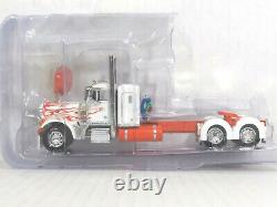 DCP 1/64 Peterbilt 379 withSmall Bunk Sleeper Cab (White & Orange Flames)