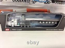 DCP Peterbilt 379 with Sleeper with7-Axle Flatbed Trailer. New in Box #60-0808