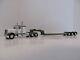 Dcp 1/64 Peterbilt 379 Day Cab Opt. White W Green Top, Fenders And Green Lowboy