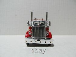 Dcp First Gear 1/64 Scale 379 Peterbilt, Day Cab, Red & White, Wti Rear Fenders