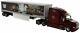 Diecast Masters Model Peterbilt 579 Day Cab With Cat Mural Trailers
