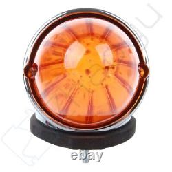 ECCPP 13X Torpedo Amber 17 Led Cab Marker Clearance Top Lights for Freinghtliner