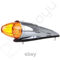ECCPP 13X Torpedo Amber 17 Led Cab Marker Clearance Top Lights for Freinghtliner