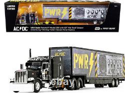 First Gear 69-1064 Peterbilt 389 63 Sleeper Cab & Trailer AC/DC Power Up 1/64