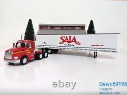 Ho 1/87 Tns 579 Peterbilt Day Cab 53' Trailer Truck Saia Motor Freight? Custom
