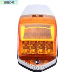 LED Amber Cab Roof Top Clearance Marker Running Light For Kenworth Peterbilt 5P