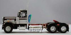 NEW BLACK & SILVER DCP 1/64 PETERBILT 359 DAY CAB 245 FRAME With HEIL FUEL TANKER