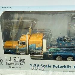 New JJ Keller 164 Peterbilt 379 Sleeper Cab Semi Truck Trailer Boat Ertl 942-PP