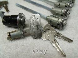 New Peterbilt 359 Ignition Cab Storage Glove Box Lock Set Nos Keys Plus Spares