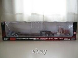 Norscot Peterbilt 389 Tri-axle Day Cab Tractor / Trail King Lowboy Trailer 1/50