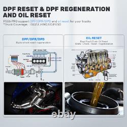 OBD Deisel Heavy Truck Scanner DPF Regen Oil Reset Full System Diagnostic Tool