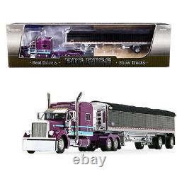 Peterbilt 379 70 Mid-Roof Sleeper Cab with 50\' Wilson Pacesetter Grain Trail