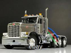 Peterbilt 379 8x4 day cab silver WSI truck models, 150