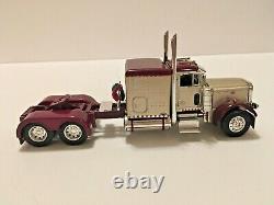 Peterbilt 379 Maroon / Sand Tan Tractor Cab Only 1/64 Scale DCP First Gear #1160