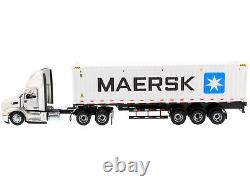 Peterbilt 579 Day Cab & 40' Sea Container Maersk 1/50 By Diecast Masters 71069