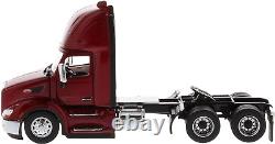 Peterbilt 579 Day Cab Truck Tractor Legendary Red Transport Series 1/50 Diecast