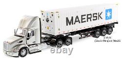 Peterbilt 579 Day Cab with40' MAERSK Sea Container 1/50 Diecast Masters 71069