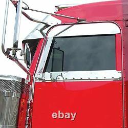 RoadWorks Stainless Steel 5 Chop Tops Peterbilt Legacy Style Cab 2005-2020 P