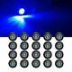 Smoked 3/4 Round Led Clearance Side Marker Bullet Lights Boat Truck Trailer Rv