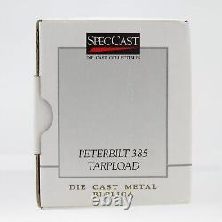 SpecCast Limited Edition Peterbilt 385 Day Cab Tarp Load Diecast #33006 Diecast