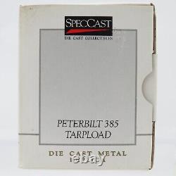 SpecCast Limited Edition Peterbilt 385 Day Cab Tarp Load Diecast #33006 Diecast