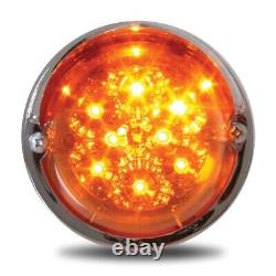 Top of Cab Light Torpedo Amber Lens 8 LEDs Spyder Chrome Die Cast GG#93780 EACH