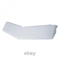 United Pacific 28015 Sun Visor 14 Stainless Steel, Ultra Cab Drop Style, For
